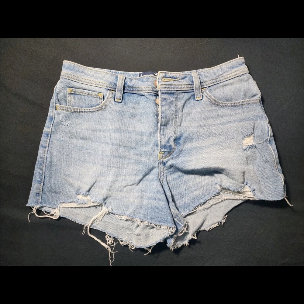 Hollister Light Blue Jean Shorts